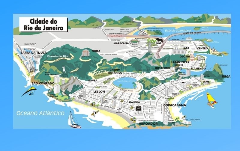 Infográfico Atrações Turísticas do Rio de Janeiro 2