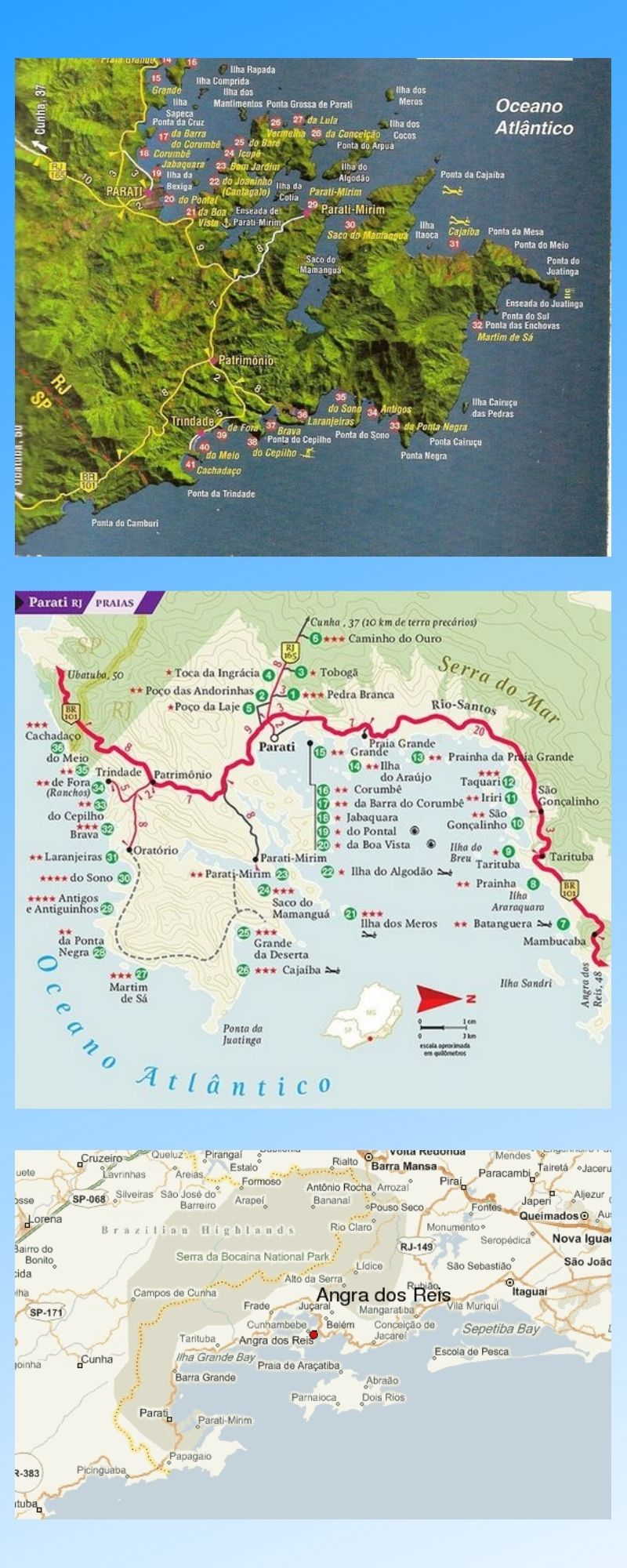 Infográfico Atrações Turísticas do Rio de Janeiro (Angra e Paraty) 2