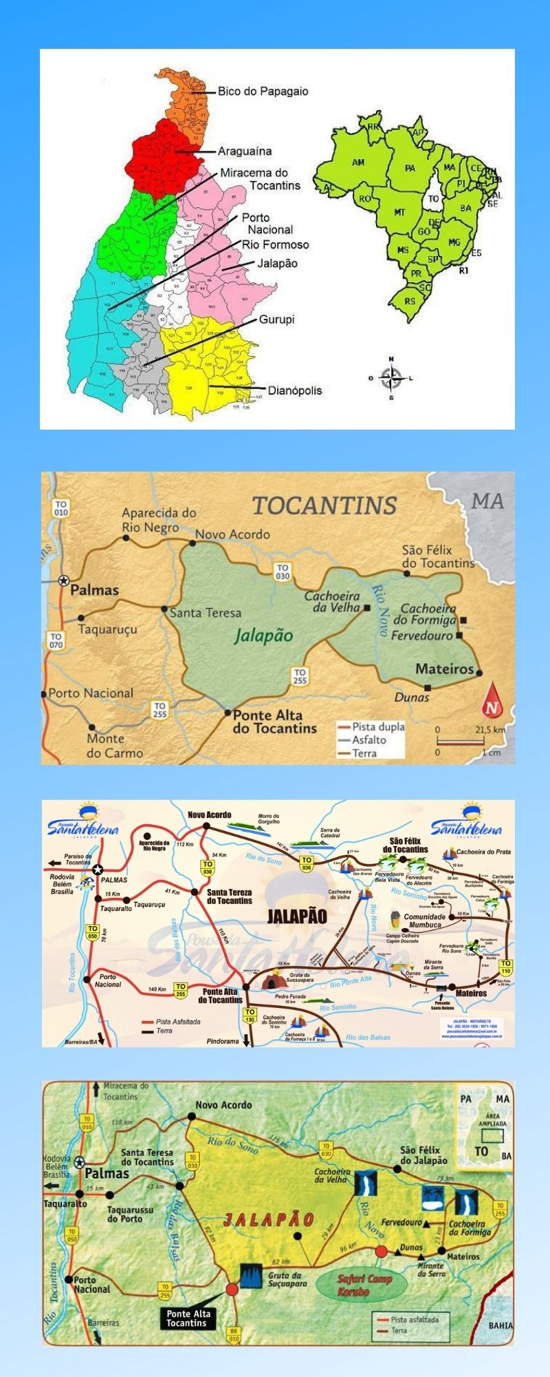 Infográfico Atrações Turísticas do Tocantins 2